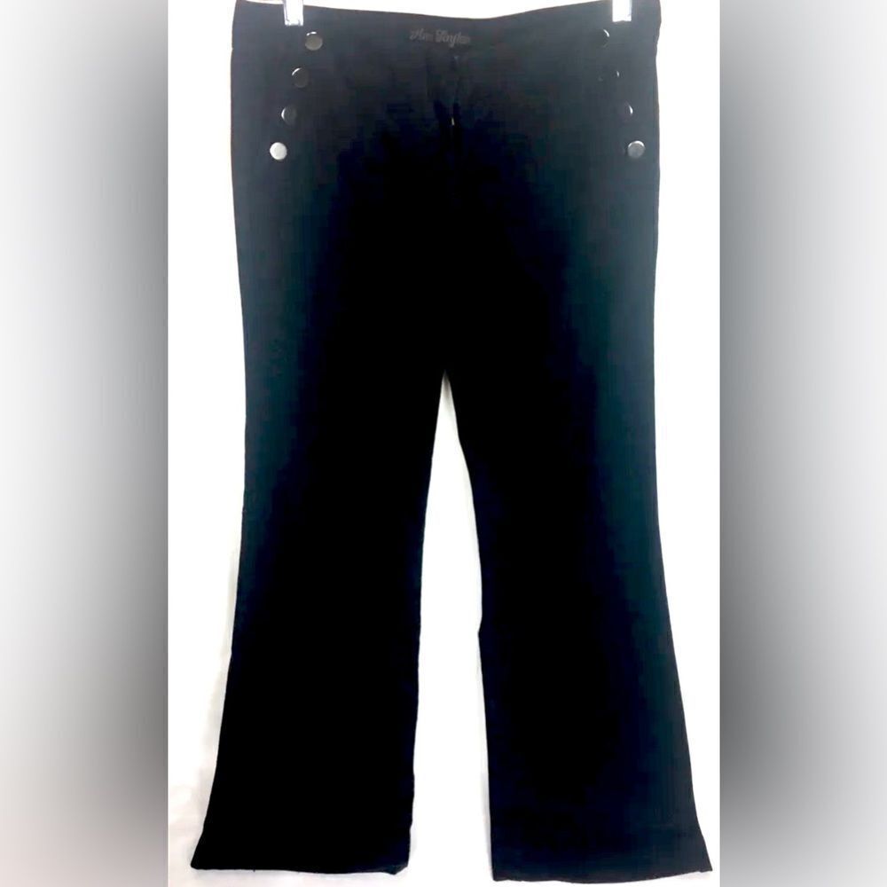 Ann Taylor Modern Fit Lindsay Waist BLACK Pants Women Size 2 ~ 27 X 32